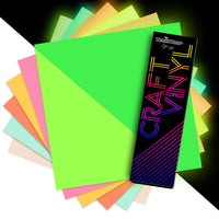 TeckWrap Glow In the Dark Craft Vinyl Sheets Pack (6 PCS)