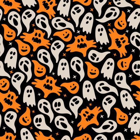 Craft HTV Halloween Ghost Pattern