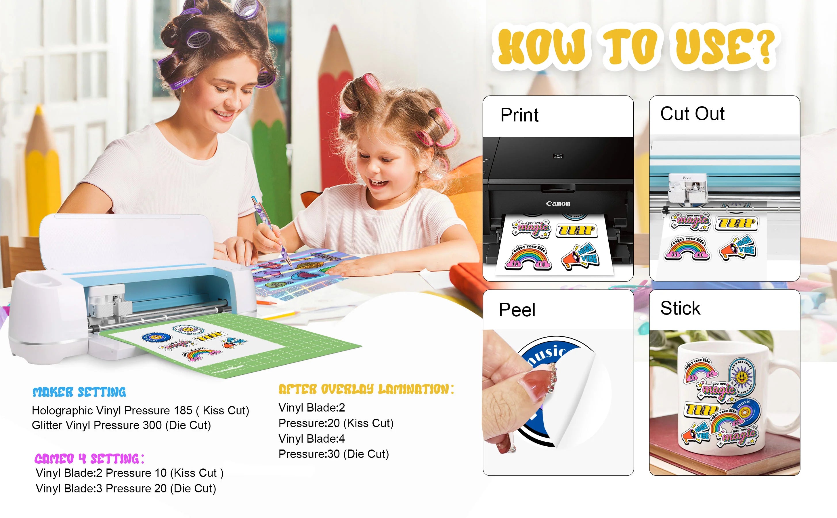TeckWrap Inkjet Printable Sticker Vinyl Matte or Gloss (15 PCS