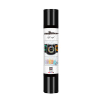 TeckWrap Glossy Adhesive Vinyl - Ink Black | Ideal for Art Projects, Decals, and More!