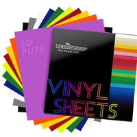 TeckWrap Puff Heat Transfer Vinyl Pack - 10 Sheets