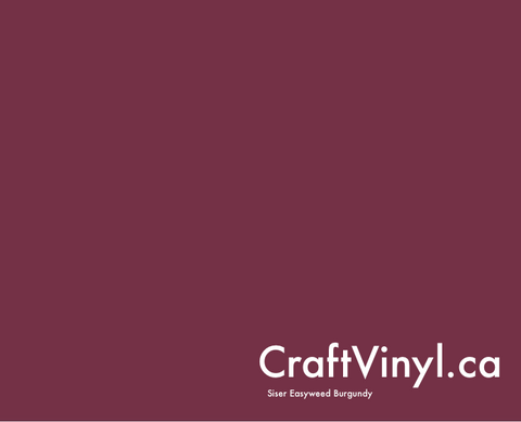 Siser Burgundy Easyweed  12" x 12" sheets