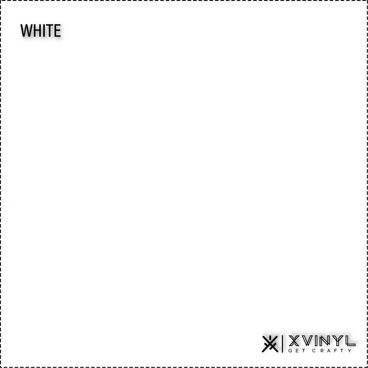 Xvinyl Heat Transfer Vinyl (HTV) PU - Applies to Cotton, Poly Blends, Polyester, Leather (20+ colors)