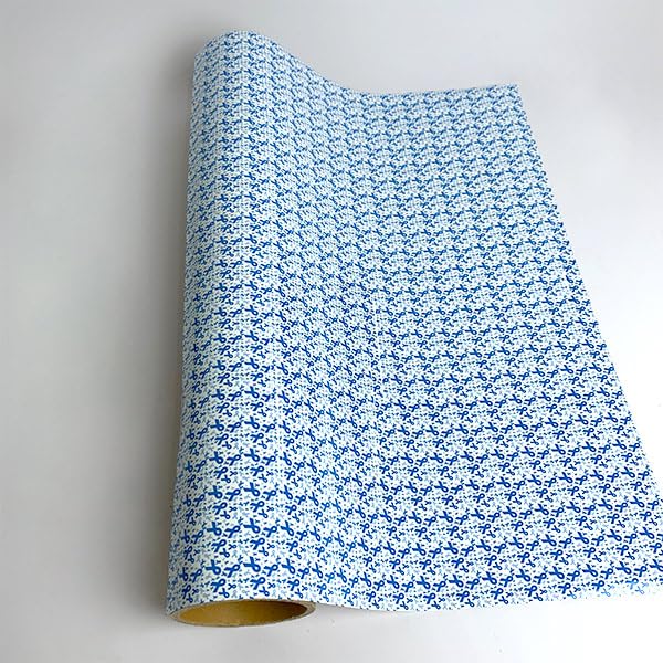 XVinyl HTV Ribbon Blue Pattern