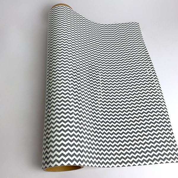 XVinyl HTV Zigzag Silver Pattern