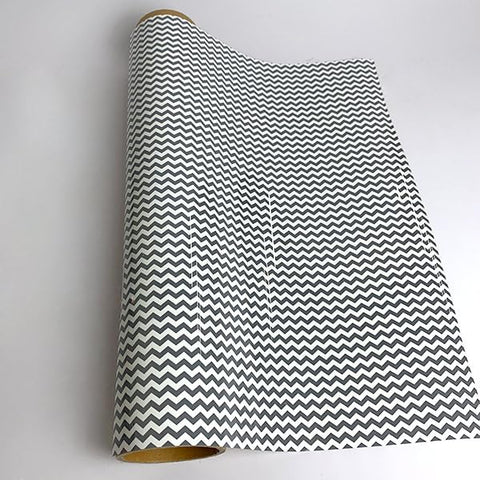 XVinyl HTV Zigzag Silver Pattern