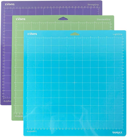 XVinyl Cutting Mat for Cricut Explore/Air 1/ Air 2/ Cricut Joy - Premium Adhesive Mat