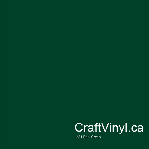 Oracal 651 Glossy Dark Green Vinyl #060