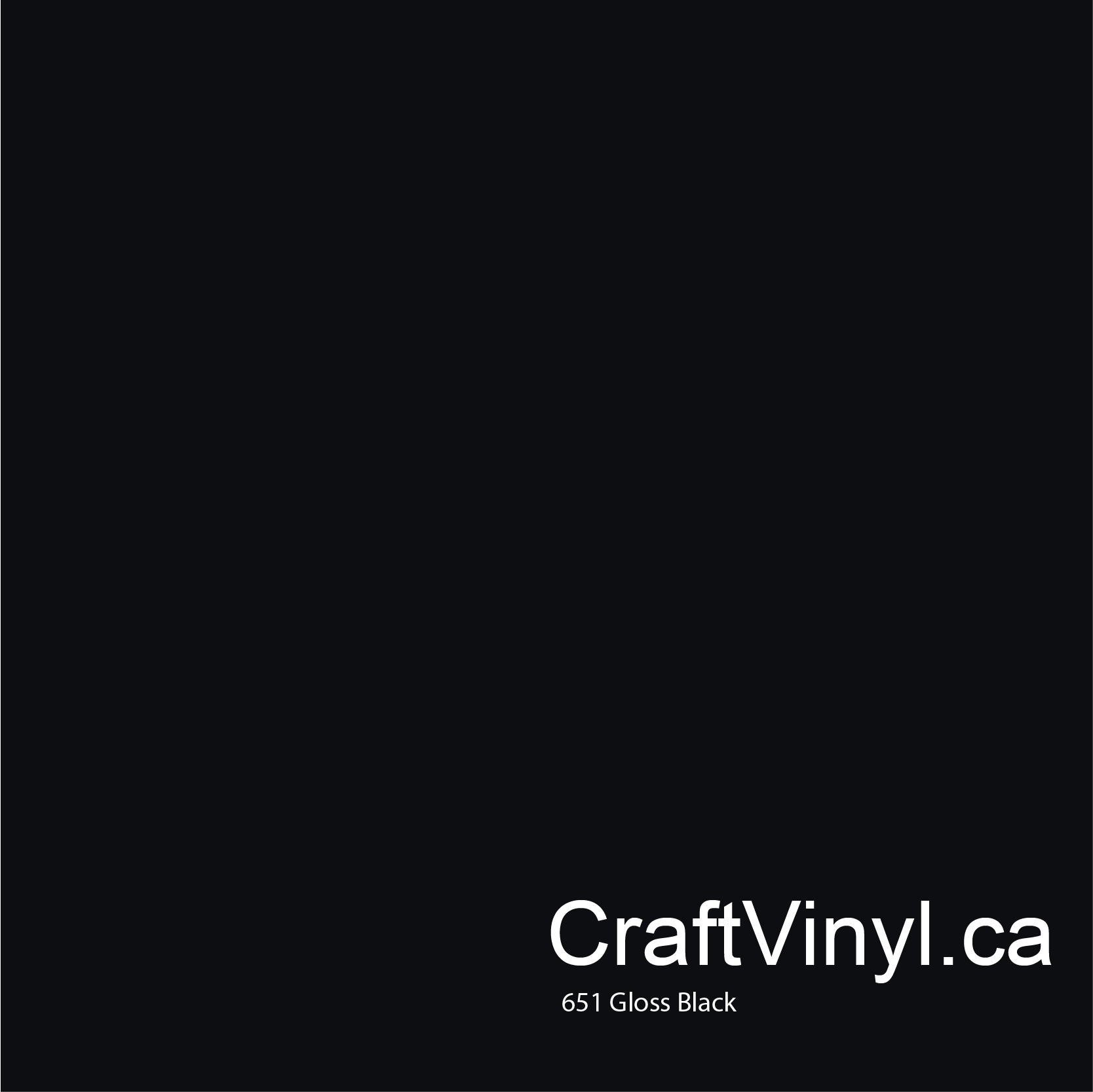 Oracal 651 Black Craft Vinyl
