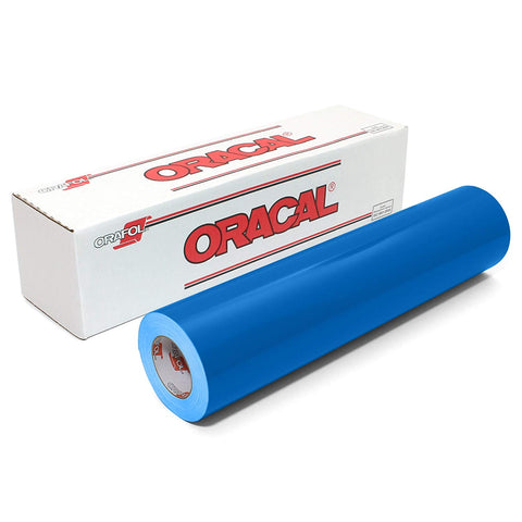 Oracal 651 Glossy Azure Blue Vinyl #052