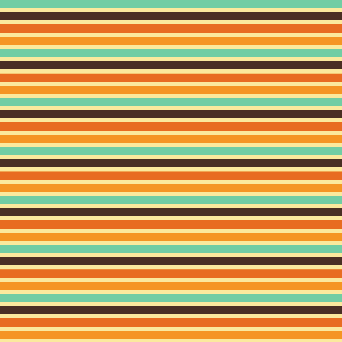 Craft HTV 70's Retro Golden - Mint Candy Stripe Pattern