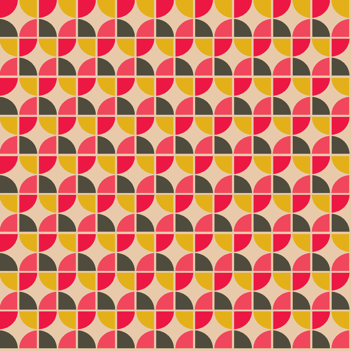 Craft HTV 70's Geometric Groovy Pattern