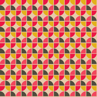 Craft HTV 70's Geometric Groovy Pattern