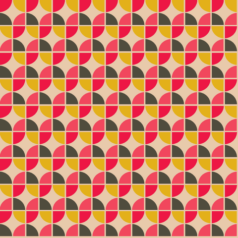 Craft HTV 70's Geometric Groovy Pattern