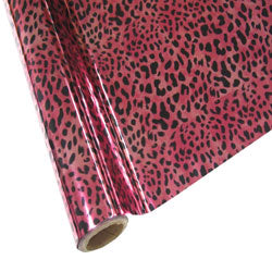 StarCraft Electra Foil - 12" x 25ft  Pink Leopard