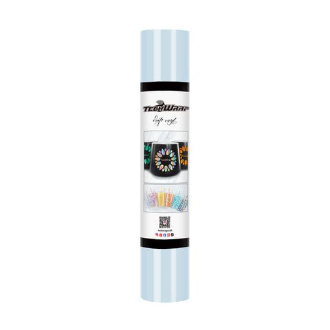 TeckWrap Glossy Adhesive Vinyl - Baby Blue | Ideal for Art Projects, Decals, and More!