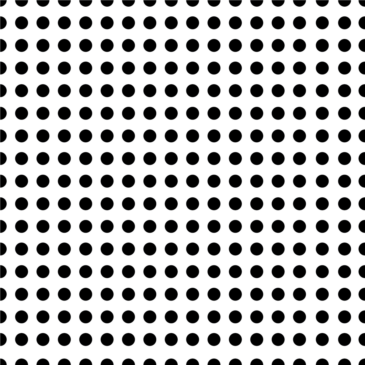 Craft HTV Black and White Polka Dot Pattern