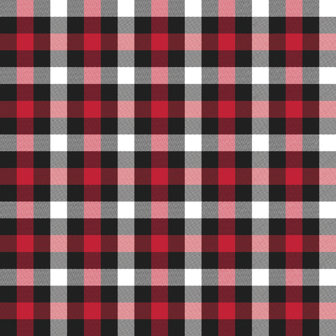 Canada Day Plaid Pattern Adhesive Vinyl