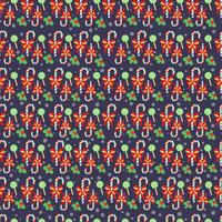 Christmas Candy Canes  Adhesive Vinyl Pattern 5