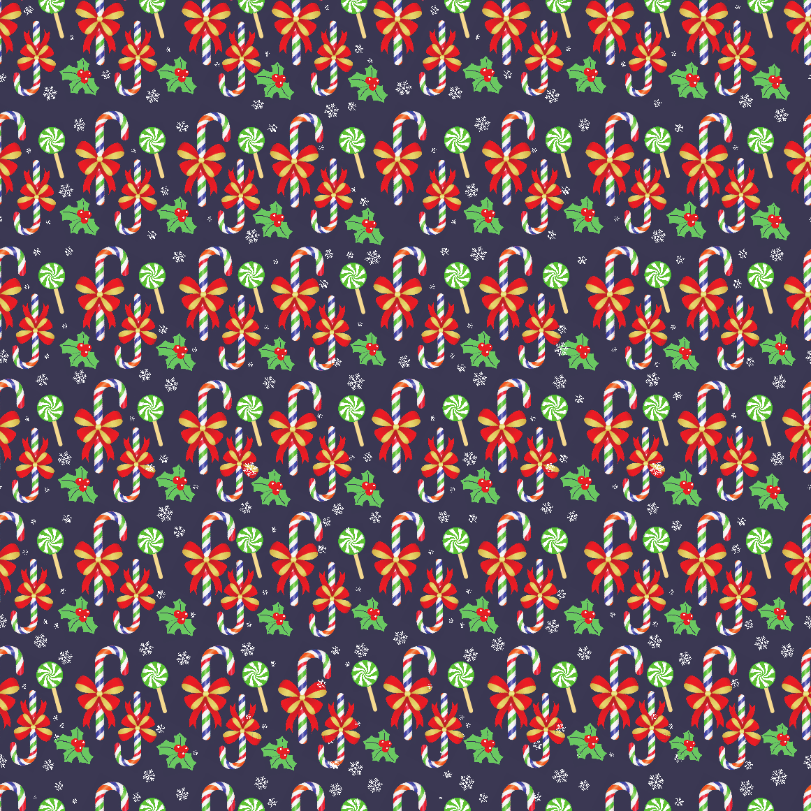 Craft HTV  Christmas Candy Canes Pattern 5