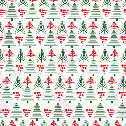 Craft HTV  Christmas Trees Pattern 1