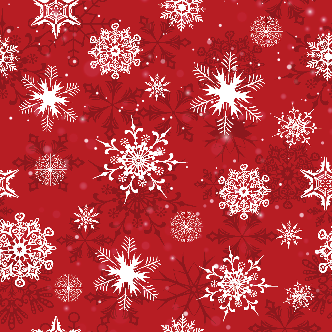 Stellar Dendrites Snowflakes Adhesive Vinyl   - Christmas Pattern