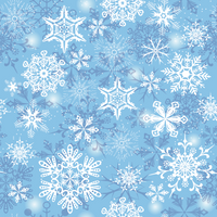 Blizzard Blue Snowflakes Adhesive Vinyl   - Christmas Pattern 2