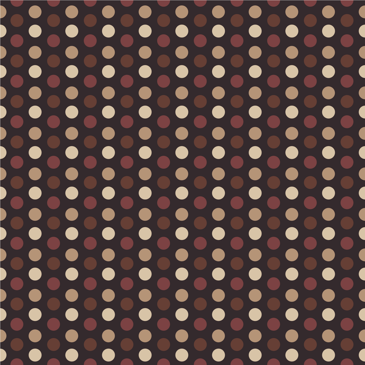 Craft HTV Coffee Polka Dots Pattern