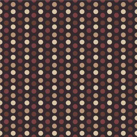 Coffee Polka Dots Adhesive Vinyl