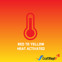 StyleTech Color Changing Vinyl Red To Yellow
