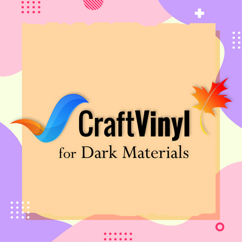 Craft Vinyl Inkjet Printable Transfers For Dark Materials HTV