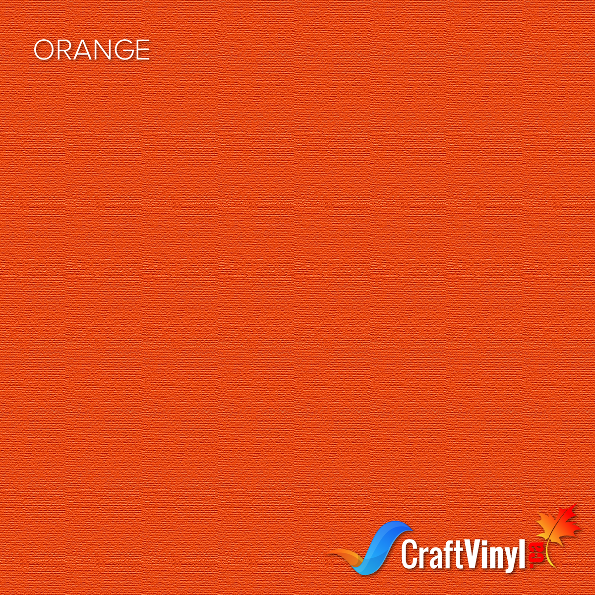 Craft Orange Puff HTV Vinyl 12" x 10"