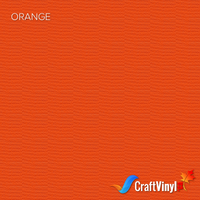 Craft Orange Puff HTV Vinyl 12" x 10"