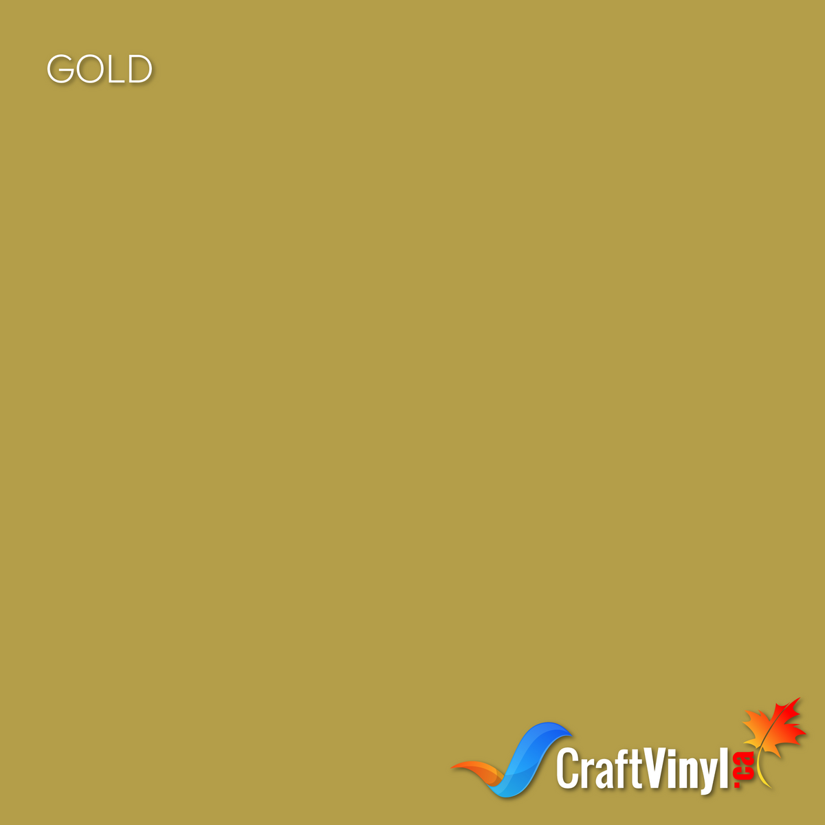 Craft Gold Puff HTV Vinyl 12" x 10"