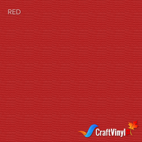 Craft Red Puff HTV Vinyl 12" x 10"