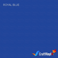 Craft Royal Blue Puff HTV Vinyl 12" x 10"