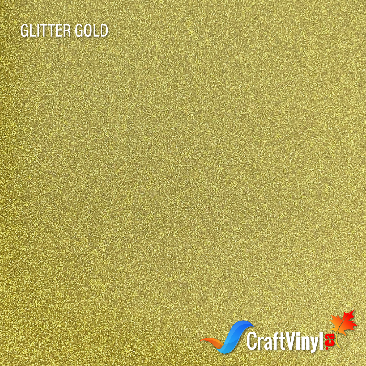 Craft Glitter HTV Gold