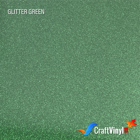 Craft Glitter HTV Green