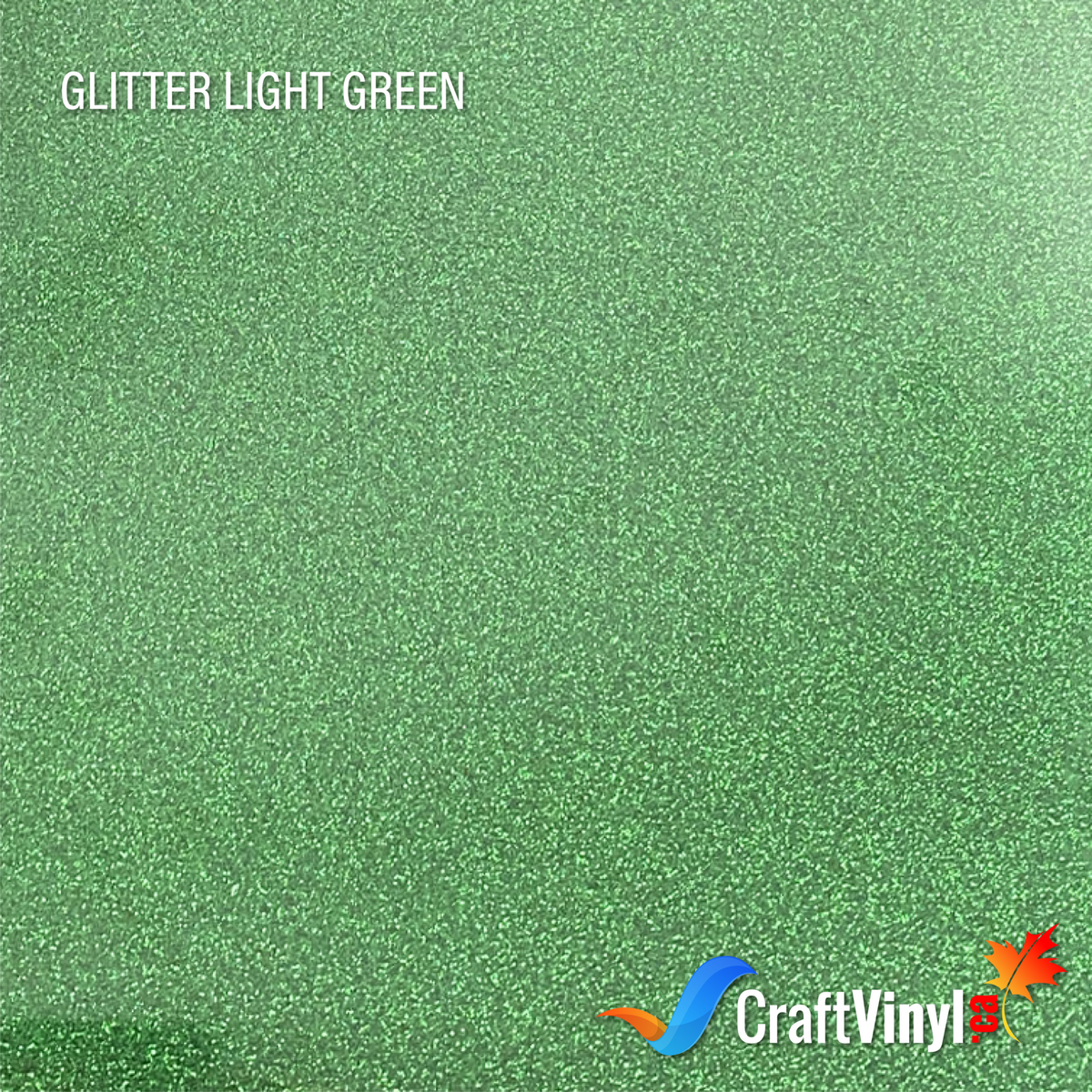 Craft Glitter HTV Light Green