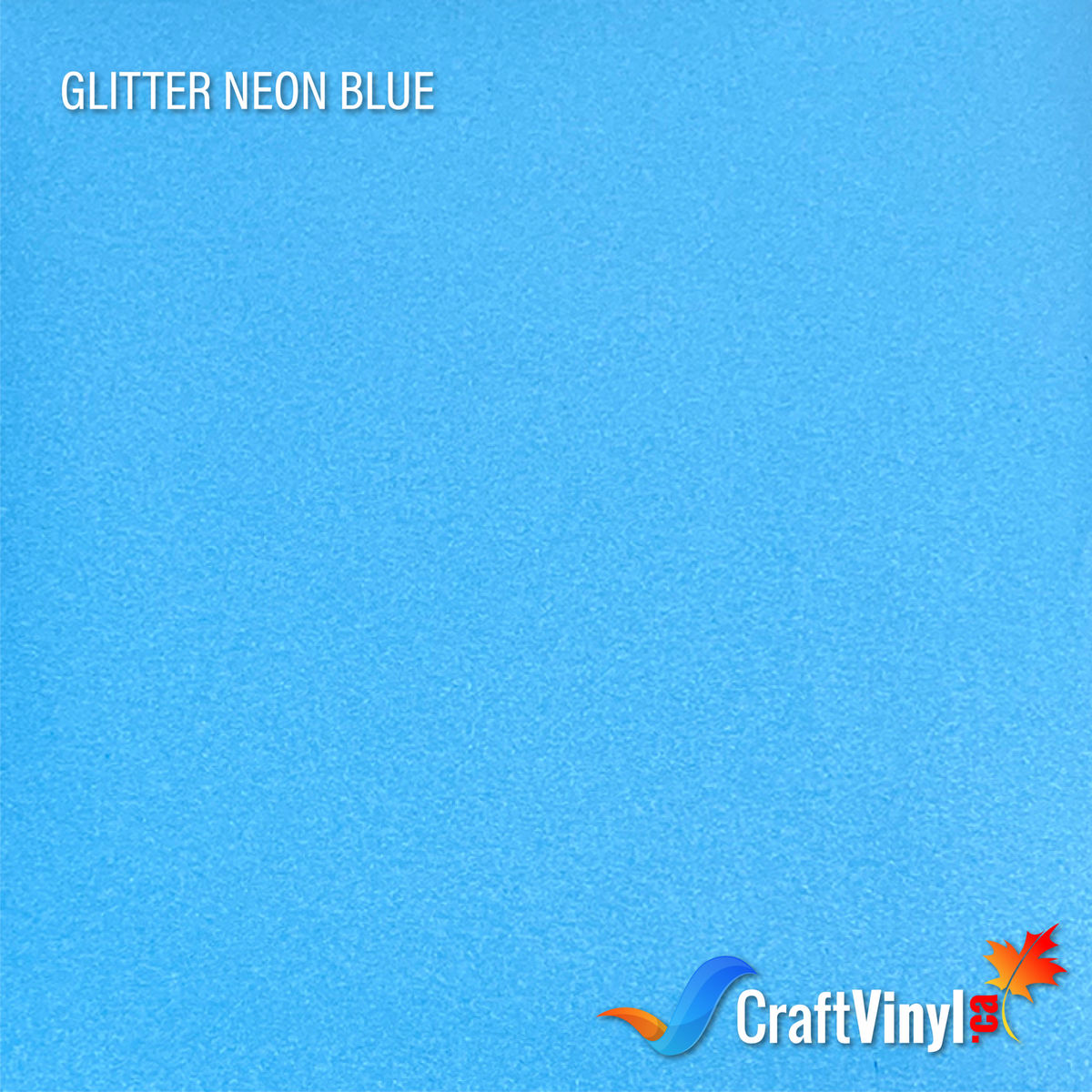 Craft Glitter HTV Neon Blue