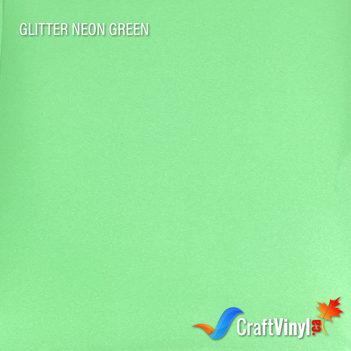 Craft Glitter HTV Neon Green