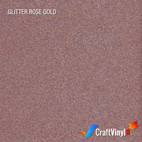 Craft Glitter HTV Rose Gold