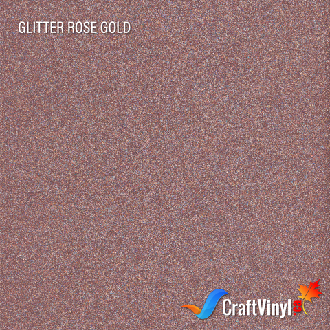 Craft Glitter HTV Rose Gold