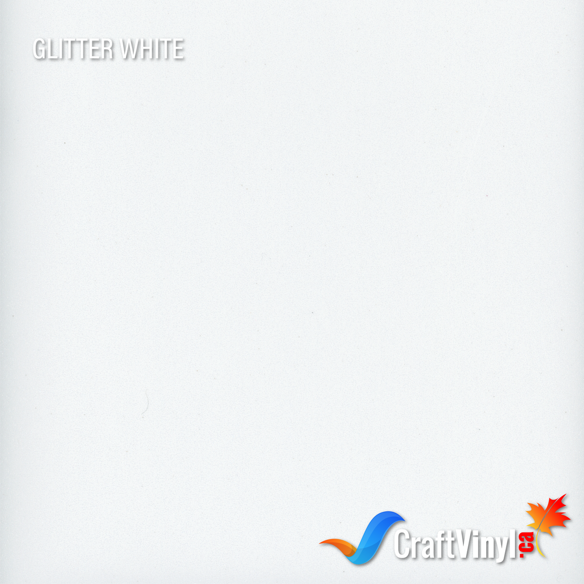 Craft Glitter HTV White