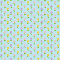 Easter Flowers Adhesive Vinyl #2