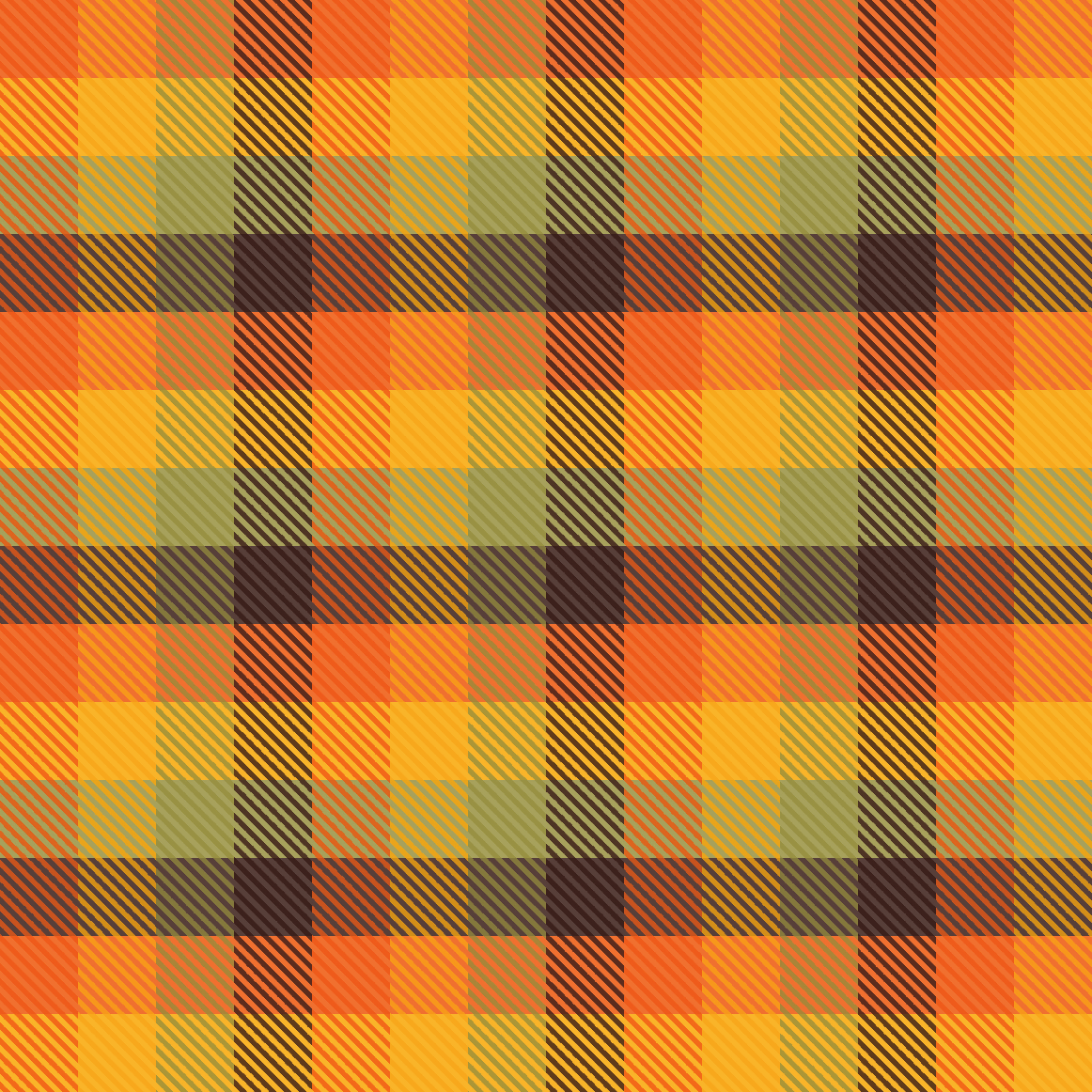 Fall Plaid Pattern 2 Adhesive Vinyl