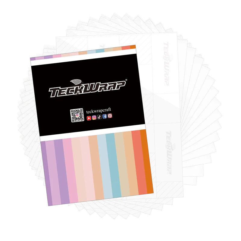 TeckWrap COLD Laminate Sheets ( NON-Printable) - Matte Or Gloss Clear(15 PCS)