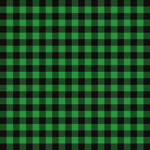 Plaid Green Adhesive Vinyl