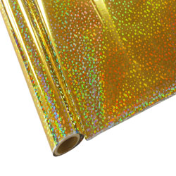 StarCraft Electra Foil - 12" x 25ft  Holographic Gold Sequins