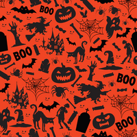 Spooky Halloween Prints Adhesive Vinyl